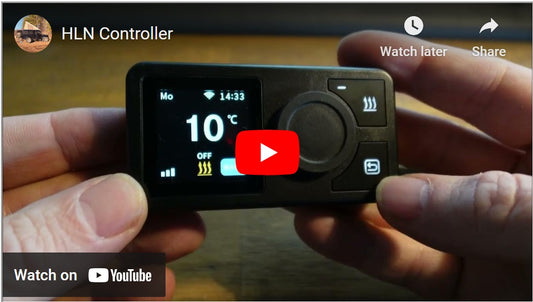 How to operate HLN WiFi controller for Aerolyn air diesel heaters
