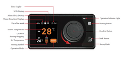 Water Heater WiFi Digital Control Panel - 12V